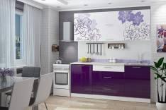 Гарнитур кухонной мебели «Бордо-виолет» (размер внутри)